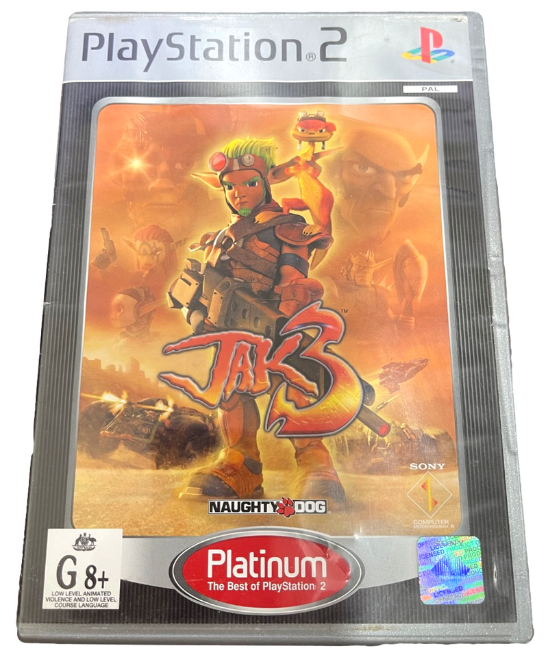 Jak 3 PS2 (Platinum) PAL *No Manual* (Preowned)