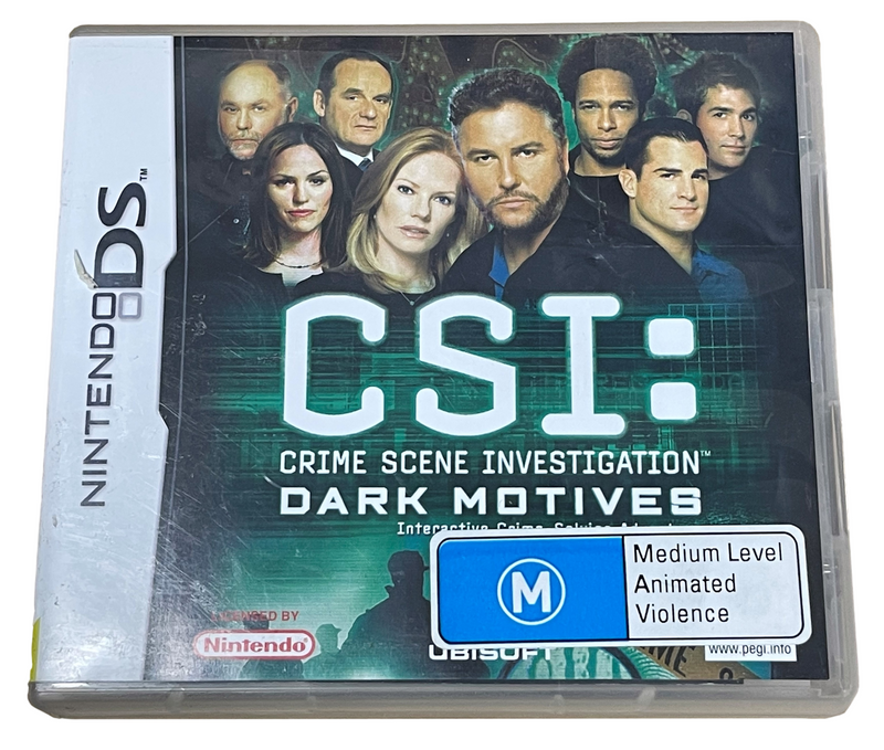 CSI: Crime Scene Investigation Dark Motives Nintendo DS 2DS 3DS Game *Complete* (Preowned)