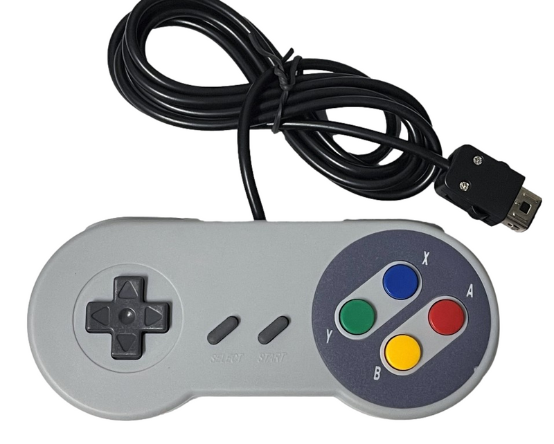 2 X Aftermarket Classic Mini Super Nintendo SNES Controller