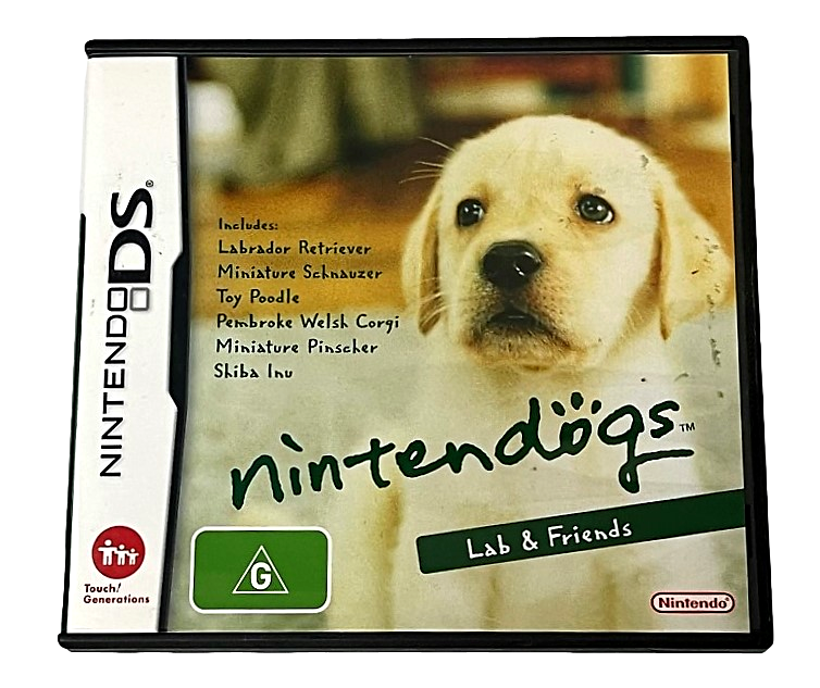 Nintendogs Lab & Friends Nintendo DS 3DS Game *No Manual* (Preowned)