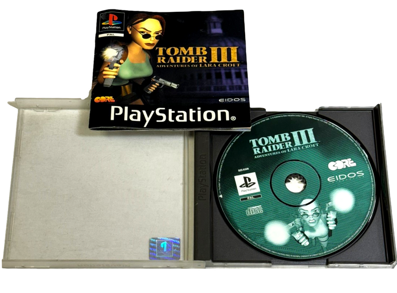 Tomb Raider III PS1 PS2 PS3 PAL *No Cover Art* (Preowned)
