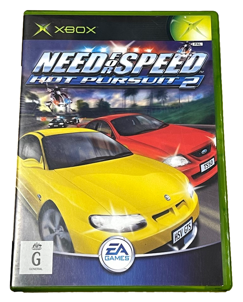 Need for Speed  Hot Pursuit 2 XBOX Original PAL *Complete* (Preowned)