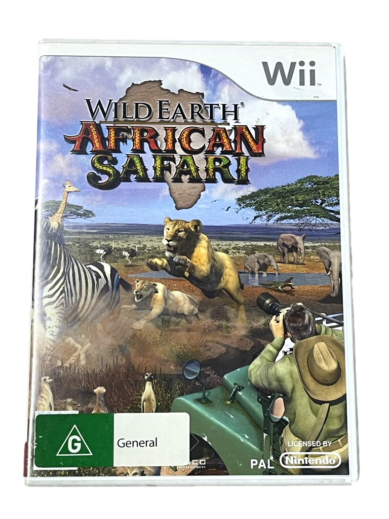 Wild Earth African Safari Nintendo Wii PAL *No Manual* Wii U Compatible (Preowned)