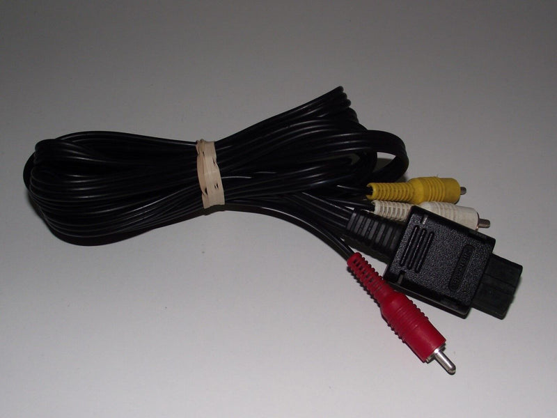 Nintendo SNES, N64 Gamecube AV Cord Cable Leads Replacement RCA Genuine OriginalN64 (Preowned)
