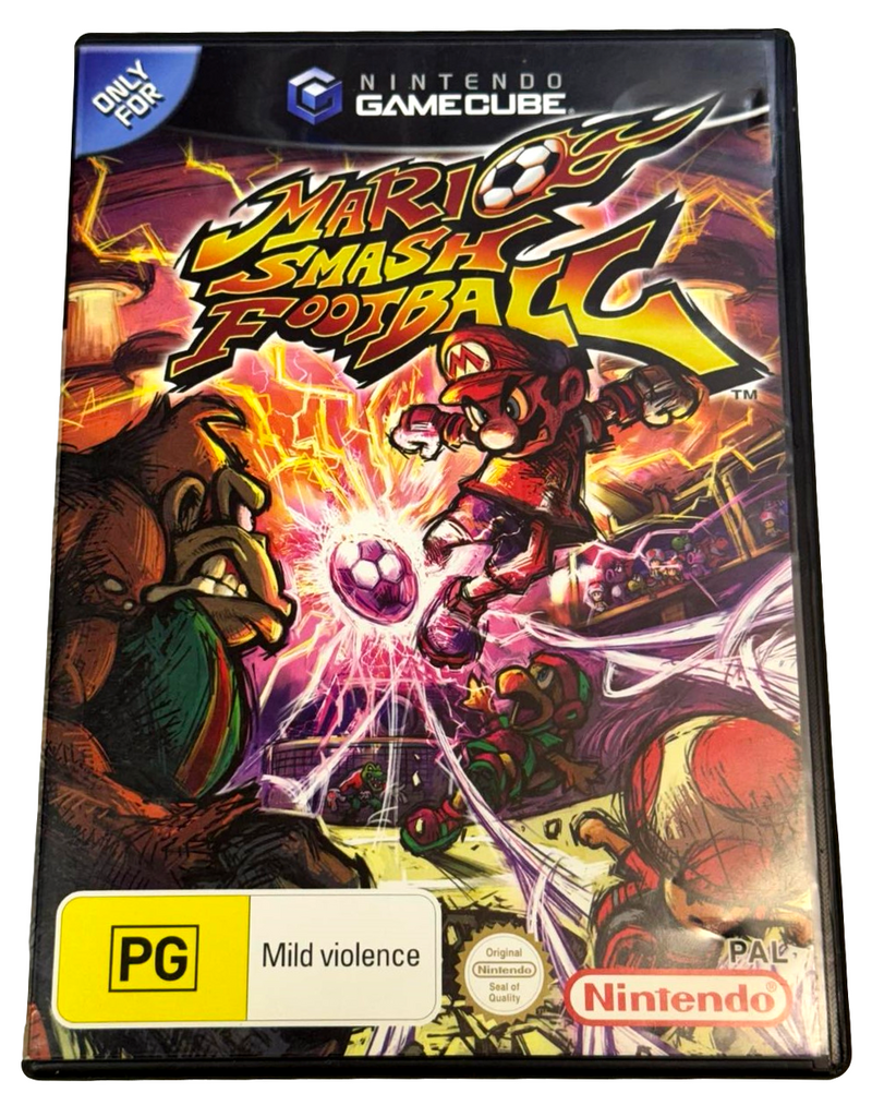 Mario Smash Football Nintendo GameCube PAL *No Manual* (Preowned)