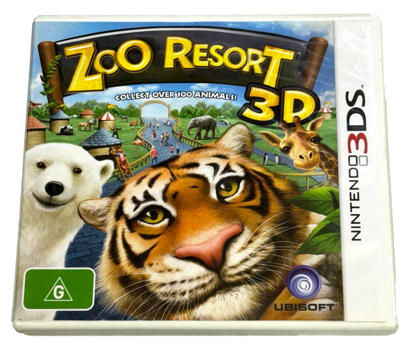 Zoo Resort 3D Nintendo 3DS 2DS Game