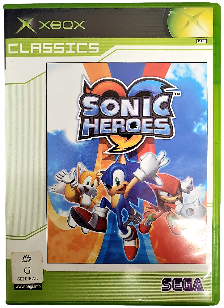 Sonic Heroes (Classics) XBOX Original PAL *No Manual* (Preowned)