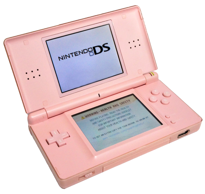 Pink Nintendo DS Lite Console + USB Charger (Refurbished)