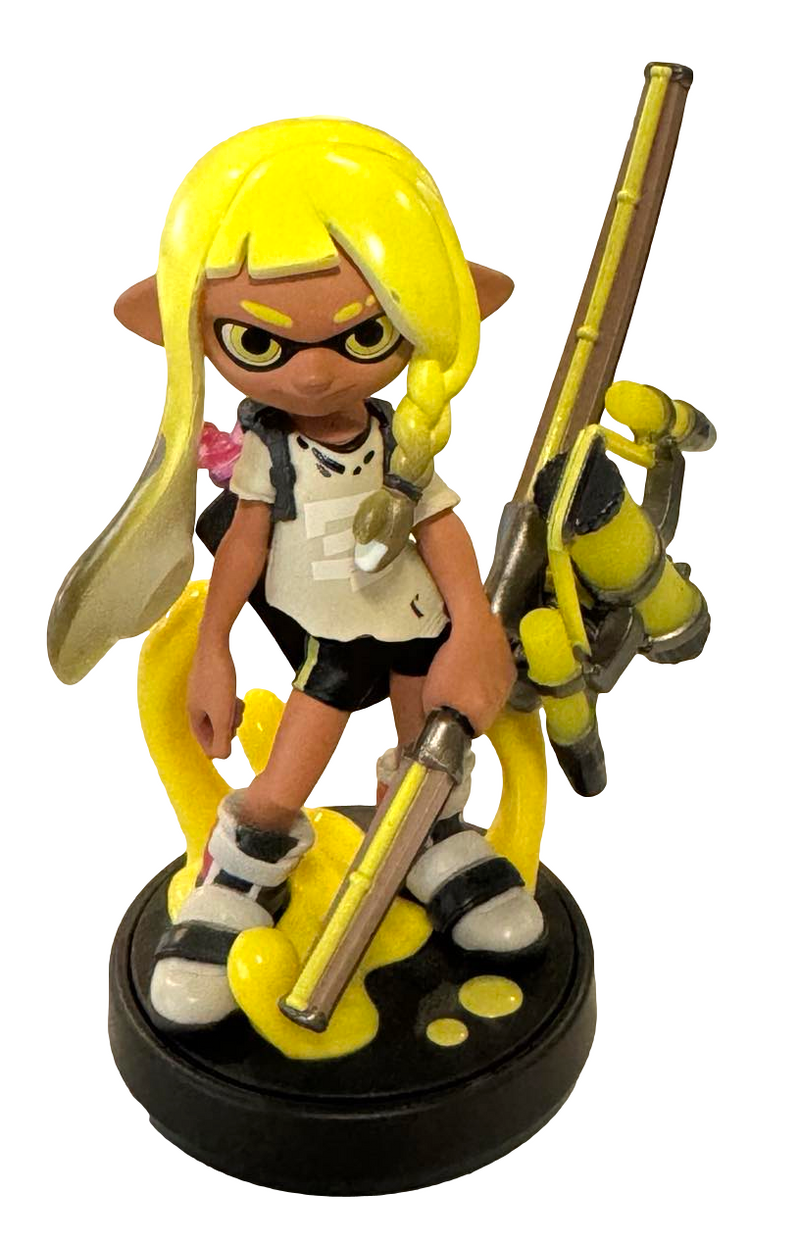 Splatoon Collection Inkling Girl (Yellow) Nintendo Amiibo Loose (Preowned)