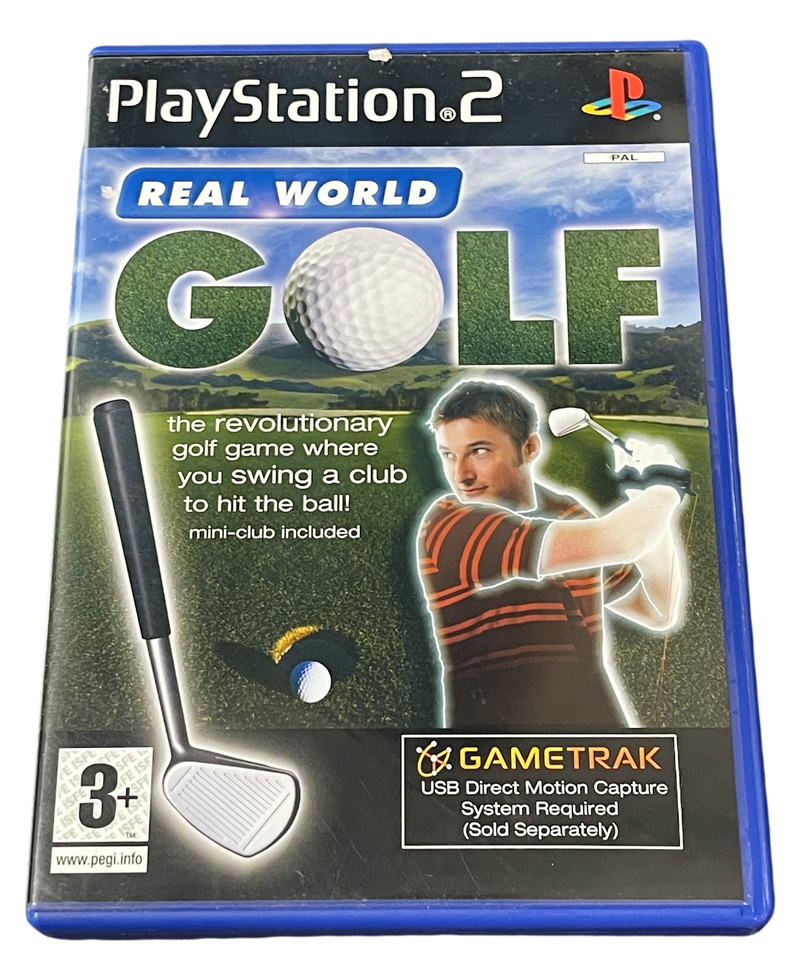 Gametrak: Real World Golf Sony PS2 PAL *Complete* (Gametrak Not Included) (Preowned)