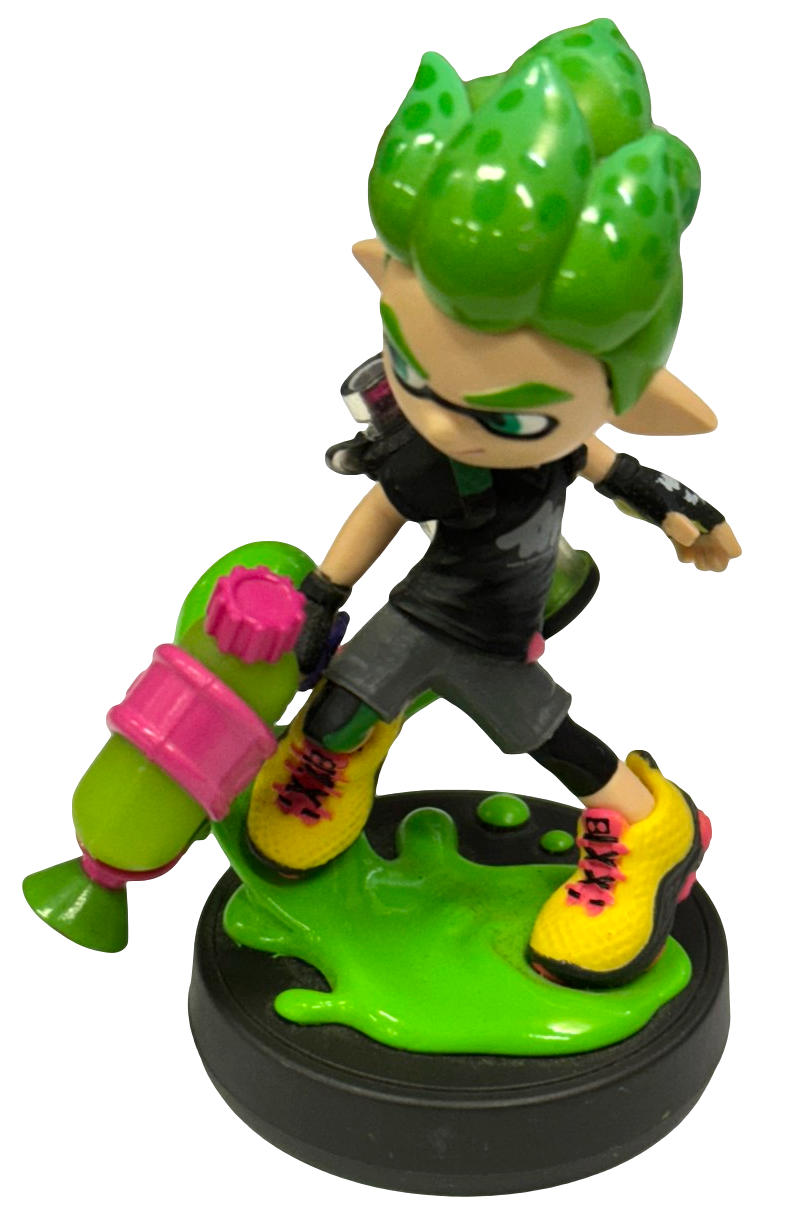 Splatoon Collection Neon Green Nintendo Amiibo Loose (Preowned)