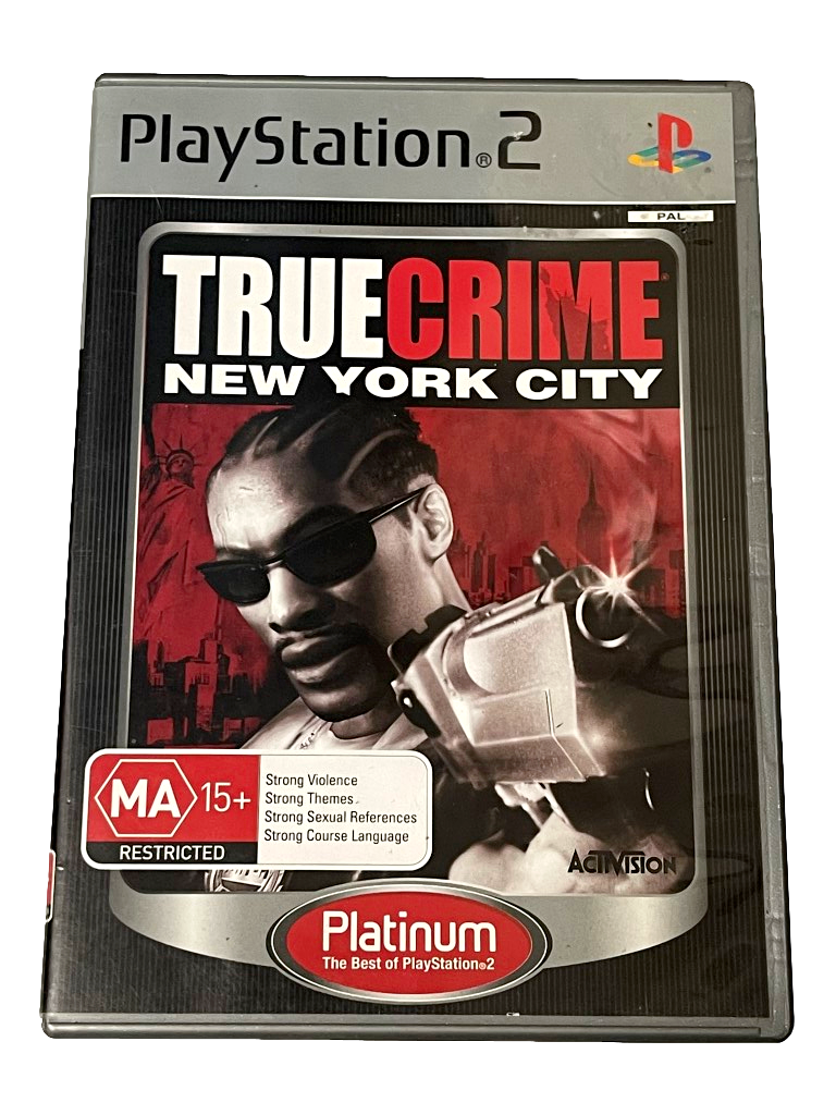 True Crime New York City PS2 (Platinum) PAL *Complete* (Preowned)