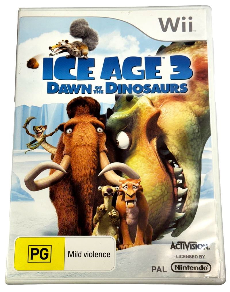 Ice Age 3 Dawn of the Dinosaurs Nintendo Wii PAL *Complete* Wii U Compatible (Preowned)