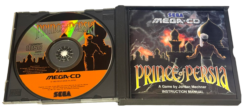 Prince of Persia Sega Mega CD PAL *Complete*