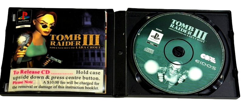 Tomb Raider III PS1 PS2 PS3 PAL *Ex Rental* (Preowned)