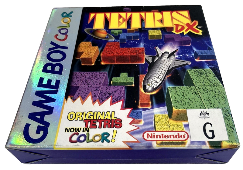 Boxed Tetris DX Nintendo Gameboy Color -  New Save Battery0