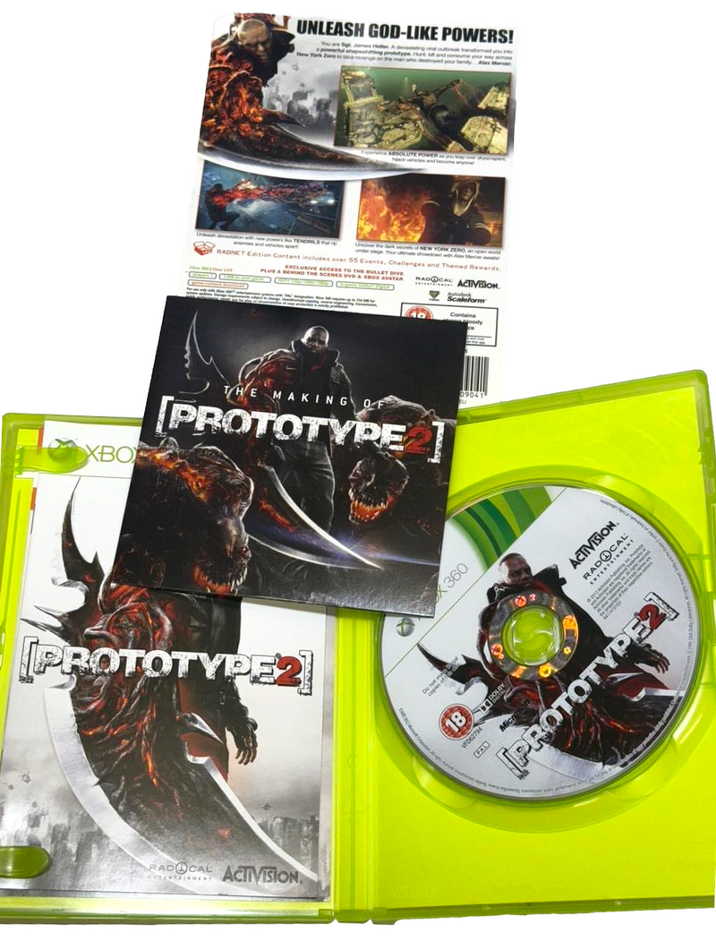 Prototype 2 XBOX 360 PAL With Bonus CD (Preowned)