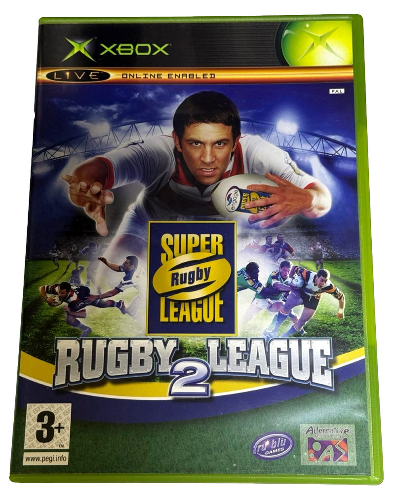 Super League Rugby League 2 XBOX PAL *Complete* UK Cover (Preowned)