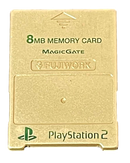 1 x Fujiwork Magic Gate PS2 Memory Card PlayStation 2 8MB (Preowned)