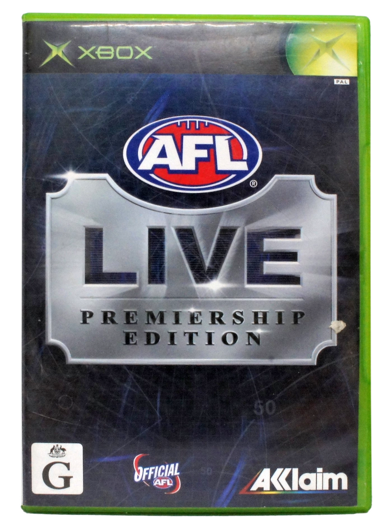 AFL Live Premiership Edition XBOX Original PAL *Complete* (Preowned)