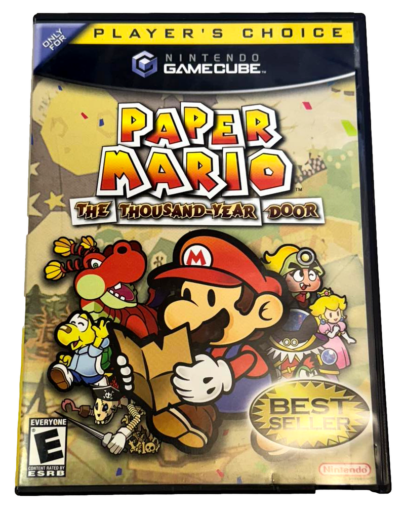 Paper Mario The Thousand Year Door  Nintendo Gamecube PAL *Complete* (NTSC Case) (Preowned)