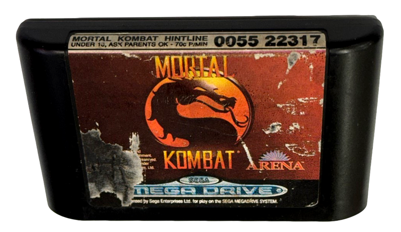 Mortal Kombat Sega Mega Drive *Cartridge Only*