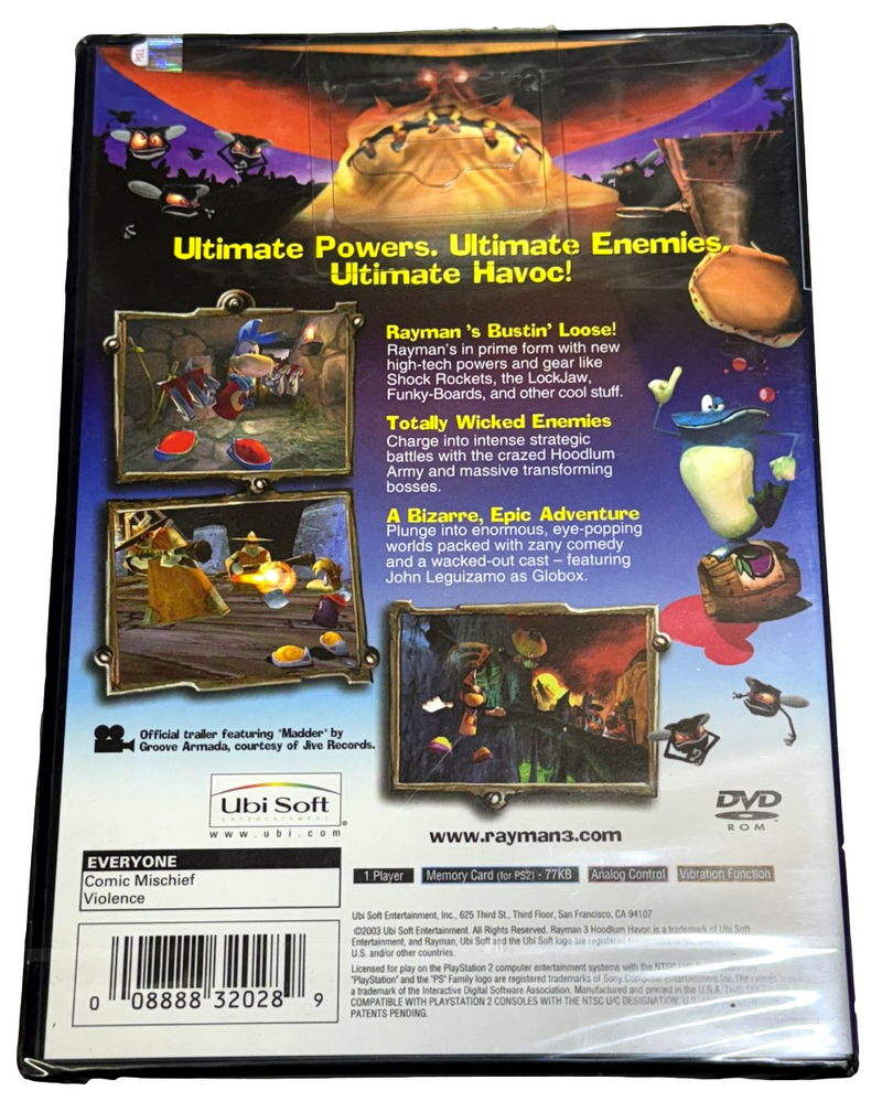 Rayman 3 Hoodlum Havoc PS2 NTSC US/CAN *Sealed* PlayStation 2