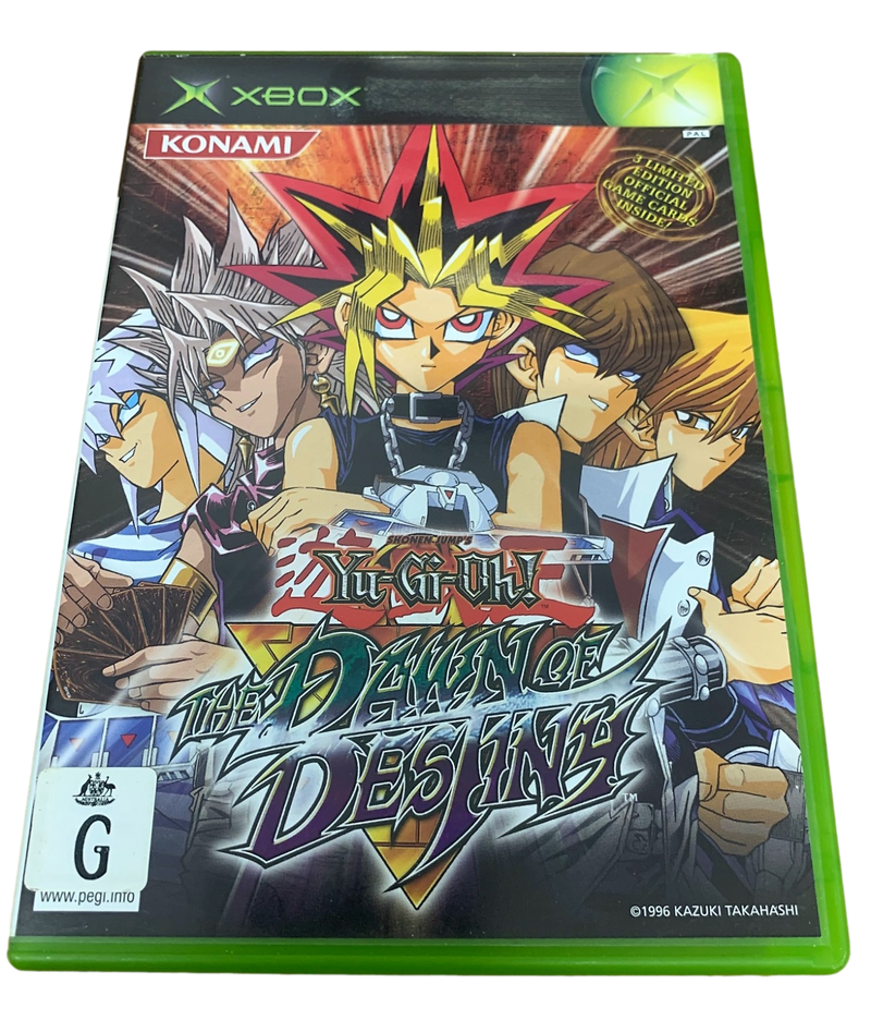 Yu Gi Oh The Dawn of Destiny XBOX Original PAL *Complete* (No Cards) (Pre-Owned)