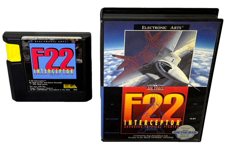 Air Force F22 Interceptor Sega Mega Drive PAL *No Manual* (Preowned)