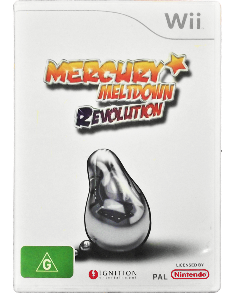 Mercury Meltdown Revolution Nintendo Wii PAL *Complete* Ex Rental (Pre-Owned)