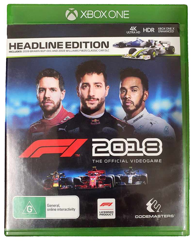 F1 2018 Microsoft Xbox One (Pre-Owned)