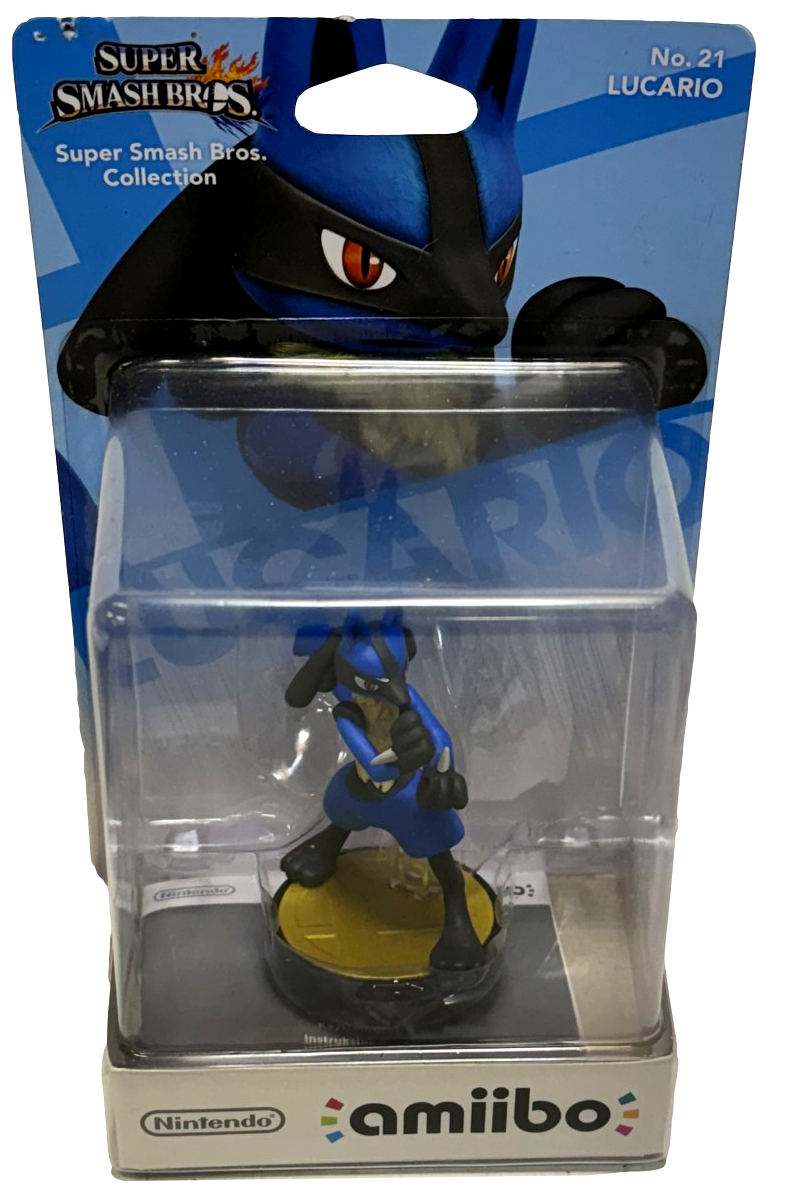 Super Smash Bros Collection N0.21 Lucario Nintendo Amiibo