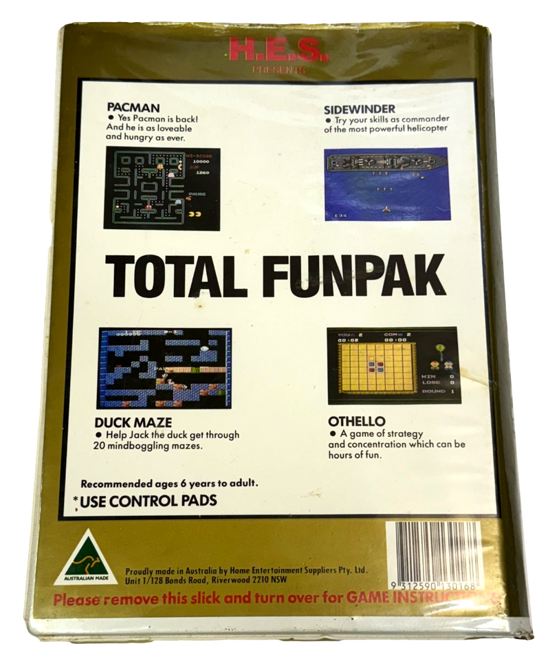 Total Funpak Nintendo HES NES Boxed PAL Piggy Back