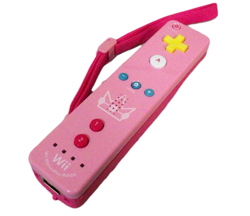 Genuine Nintendo Wii Motion Plus Controller Remote Selection Wii U Mario Peach (Preowned)