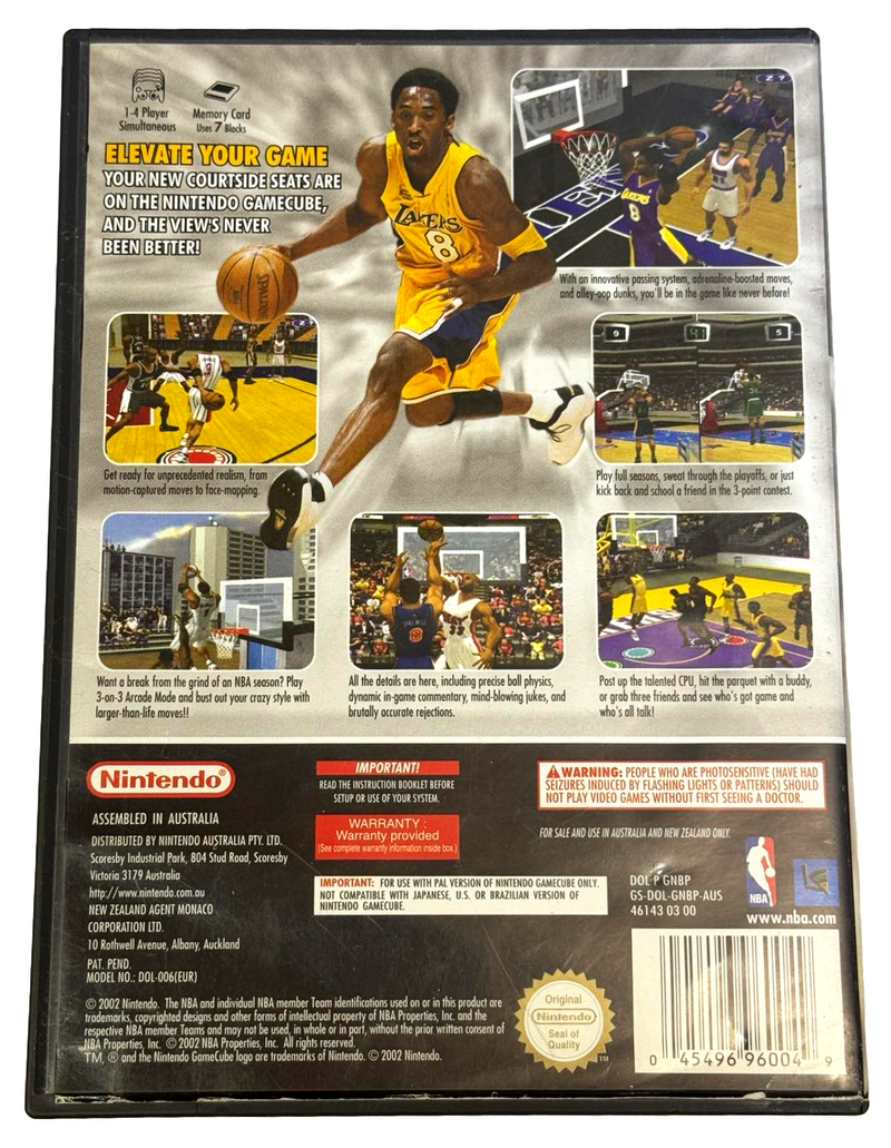 NBA Courtside 2002 Nintendo Gamecube PAL *Complete* (Preowned)