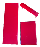 3pcs Door Slot Cover Lids Flap Replacement Parts for Wii Console Red Black White