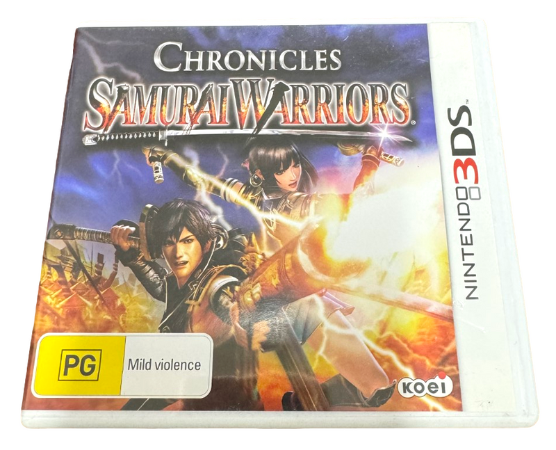 Samurai Warriors: Chronicles Nintendo 3DS 2DS Game  *Complete* (Preowned)