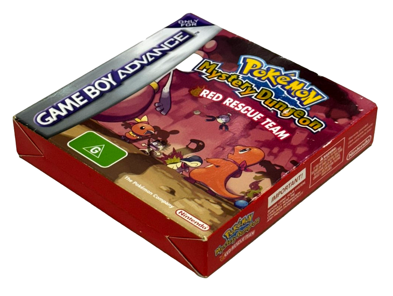 Pokemon Mystery Dungeon Red Rescue Team Nintendo Gameboy Advance GBA *Complete* (Preowned)