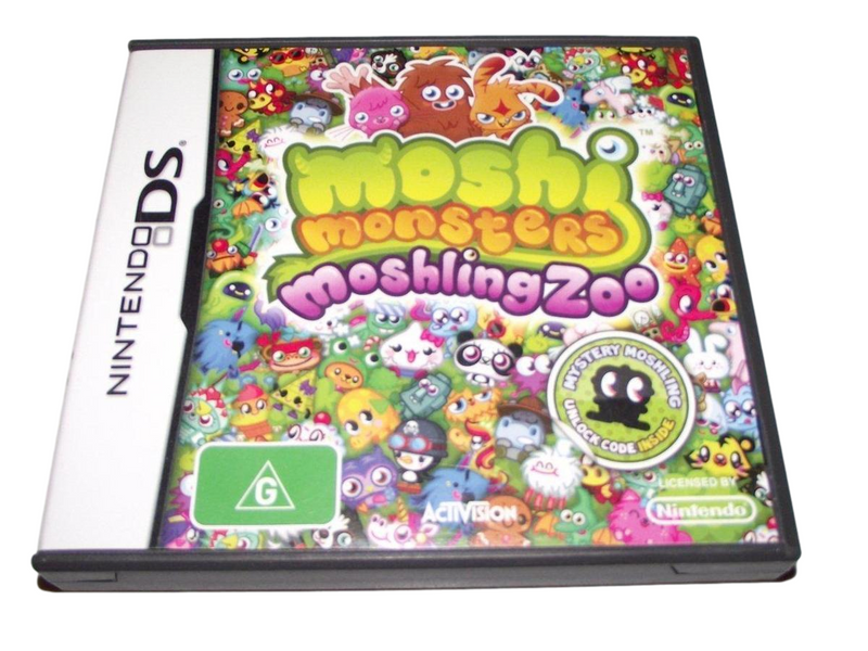 Moshi Monsters Moshling Zoo Nintendo DS 3DS Game *Complete* (Preowned)