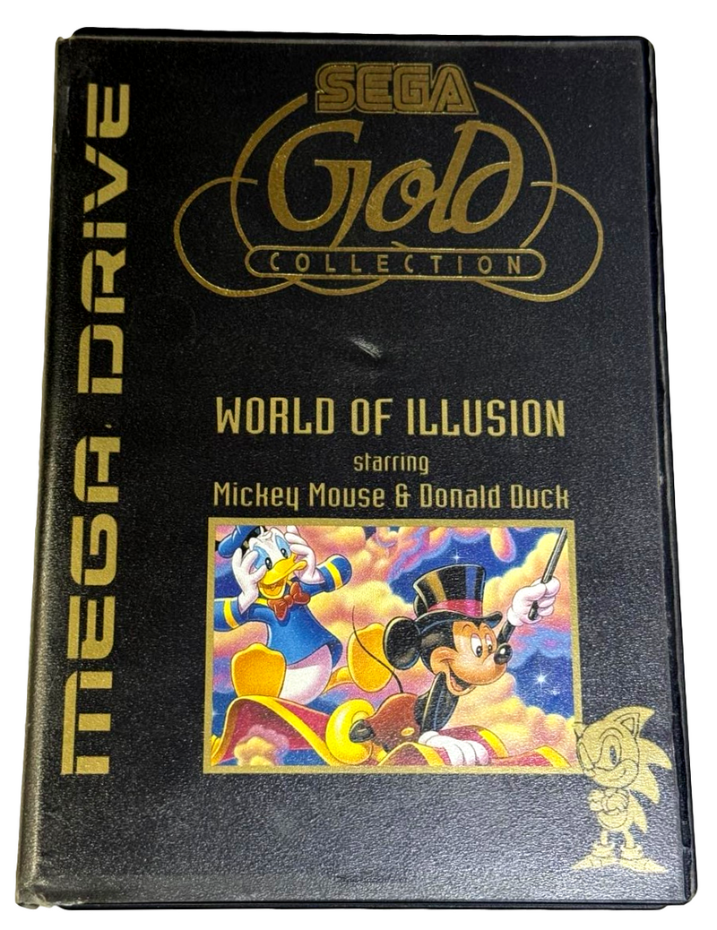 World of Illusion Starring Mickey Mouse Donald Duck Sega Mega Drive *Complete* (Preowned)