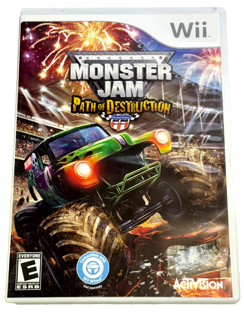 Monster Jam Path to Destruction Nintendo Wii *Complete* NTSC US/CAN (Preowned)