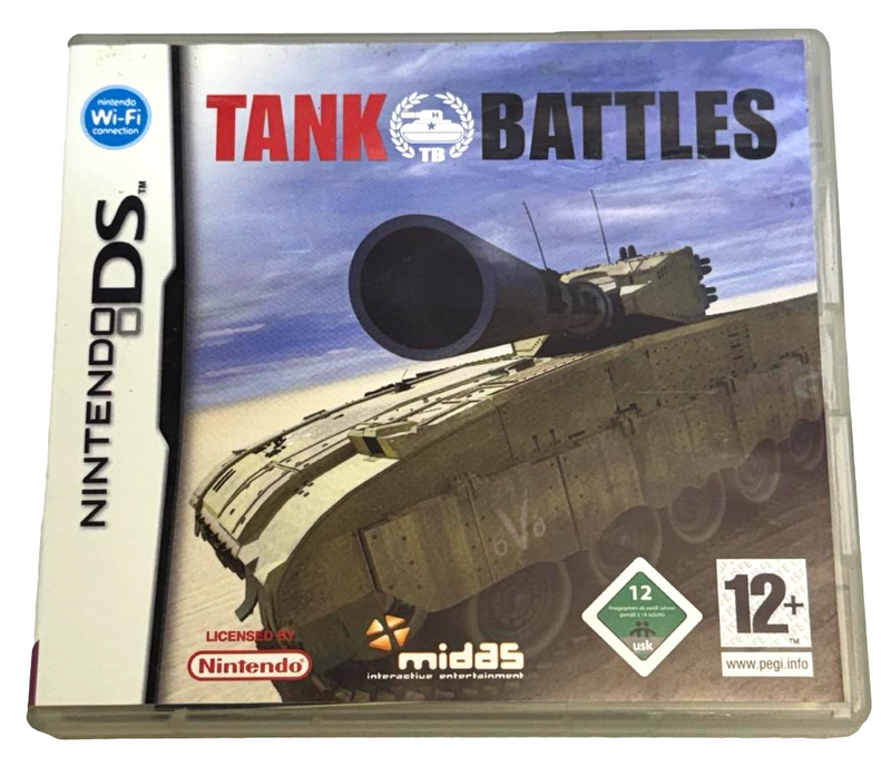 Tank Battles Nintendo DS 2DS 3DS Game *Complete* (Preowned)