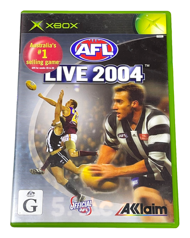 AFL Live 2004 Xbox Original PAL *No Manual* (Preowned)