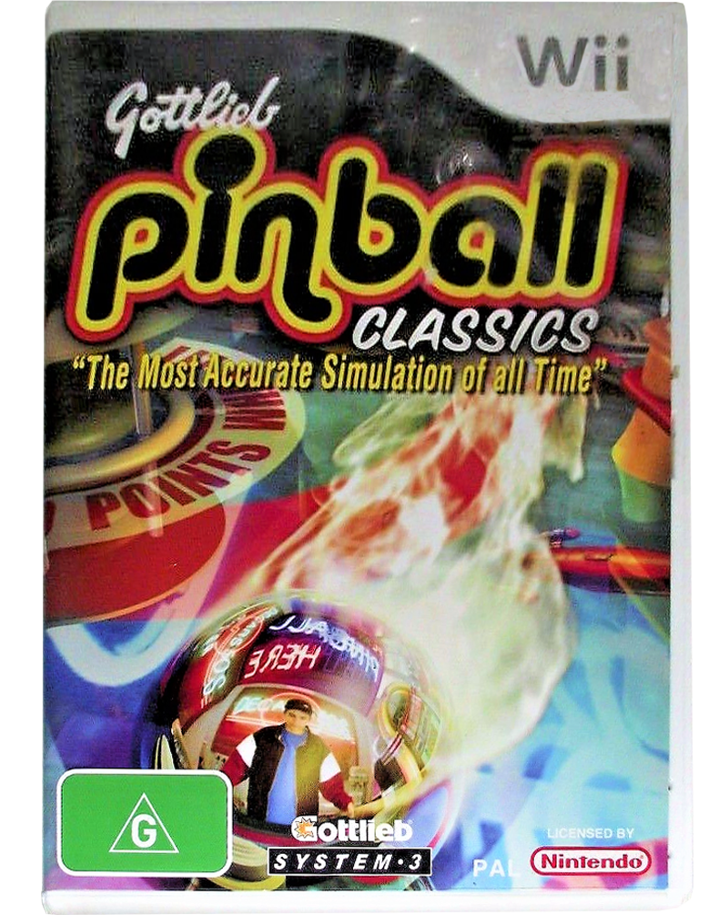 Gottlieb Pinball Classics Nintendo Wii PAL *Complete* Wii U Compatible (Pre-Owned)