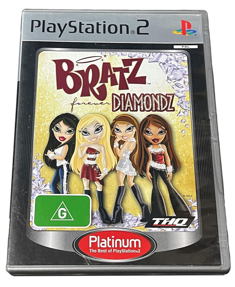 Bratz Forever Diamondz Sony PS2 PAL (Platinum) *Complete* (Preowned)