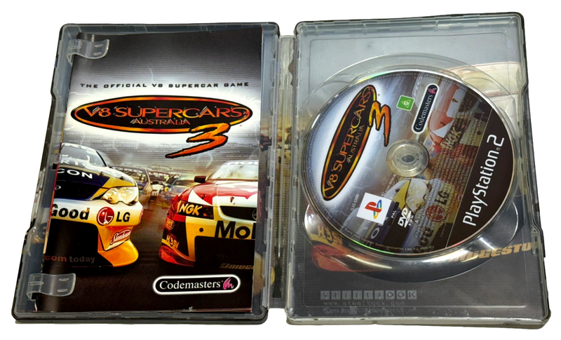 V8 Supercars Australia 3 PS2 PAL *Complete* Steelbook (Preowned)