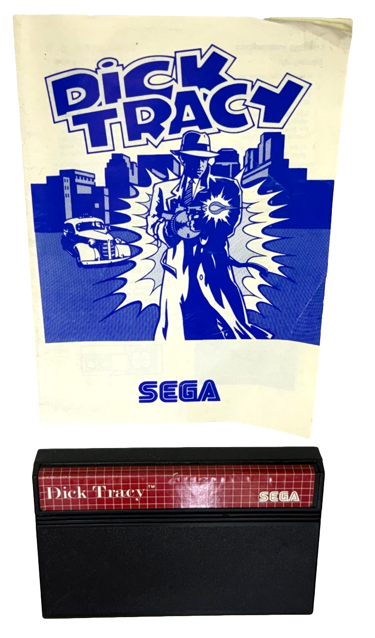 Dick Tracy Sega Master System *Complete* (Preowned)