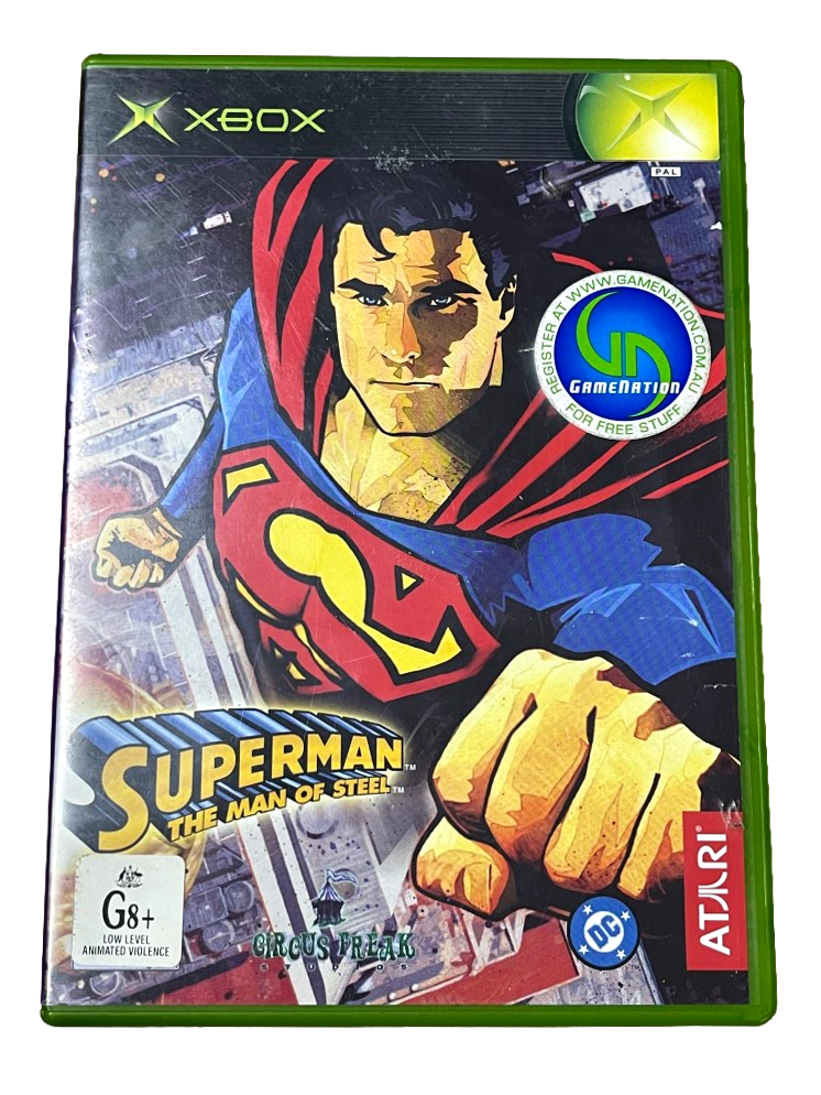 Superman The Man Of Steel XBOX Original PAL *No Manual*0