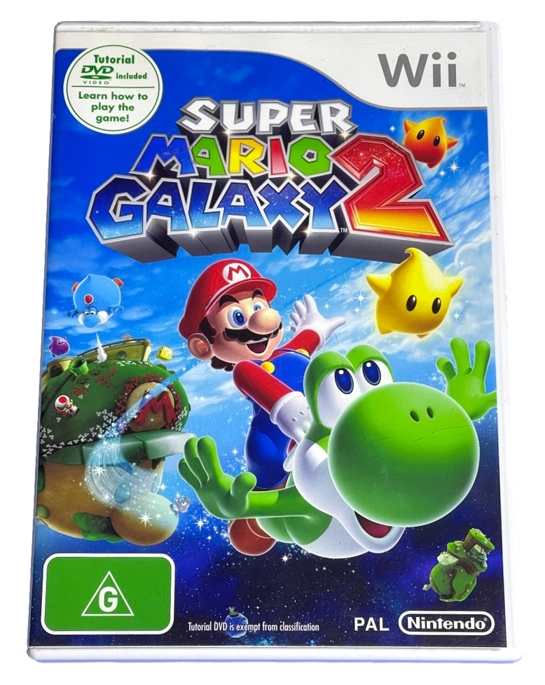 Super Mario Galaxy 2 Nintendo Wii PAL *Complete* Wii U Compatible (Preowned)