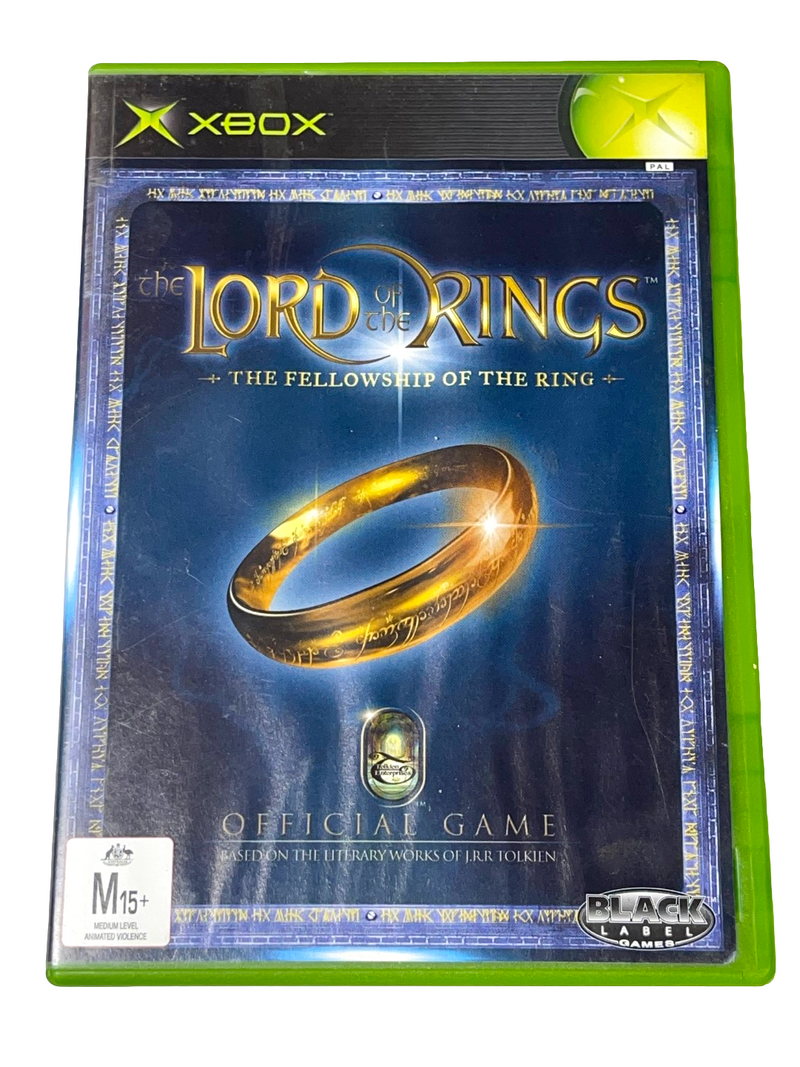 Lord Of The Rings The Fellowship Of The Ring XBOX PAL *Complete* (Preowned)